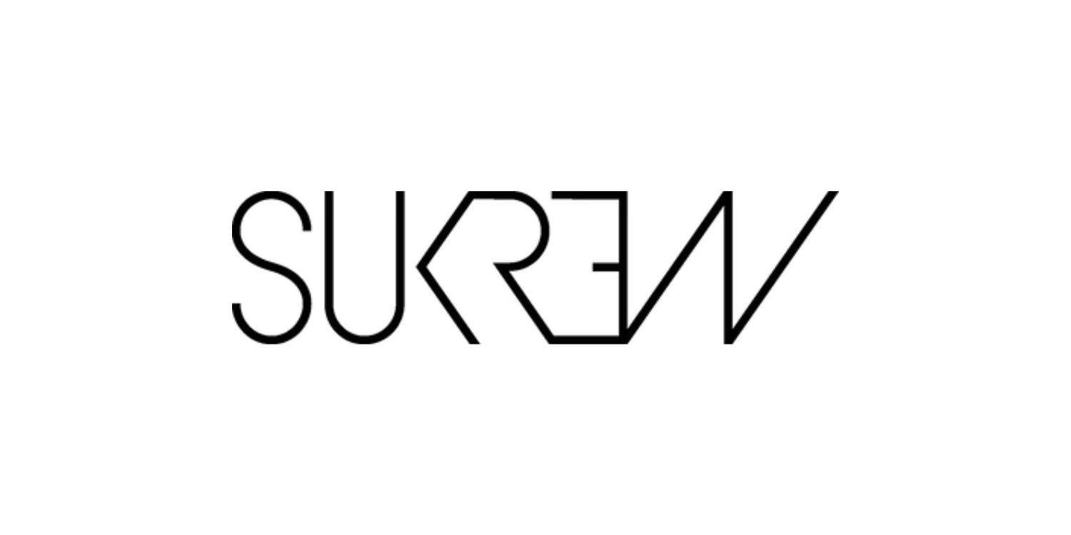 SUKREW Brand Logo at the UK Stockist