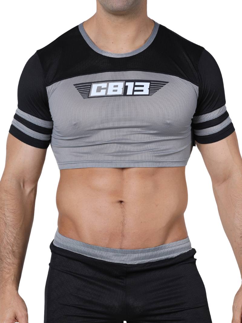 Mens CellBlock13 Marathon Cropped T-Shirt: SIZES LARGE, XL, 2XL