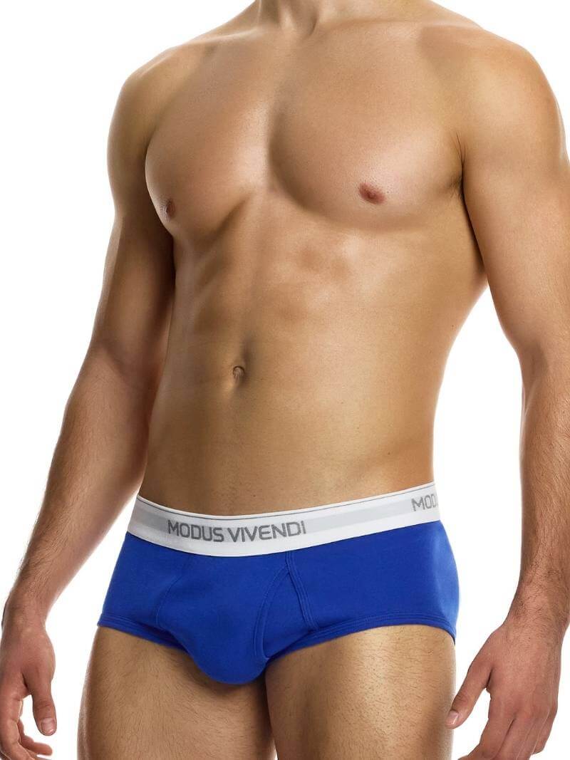 Mens MODUS VIVENDI Staple Eco-Cotton Fly Brief