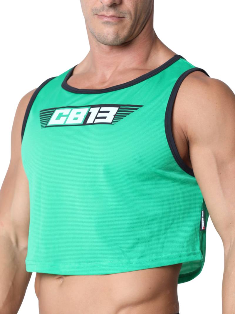 Mens CellBlock13 Marathon Cropped Tank Top: SIZES LARGE or XL