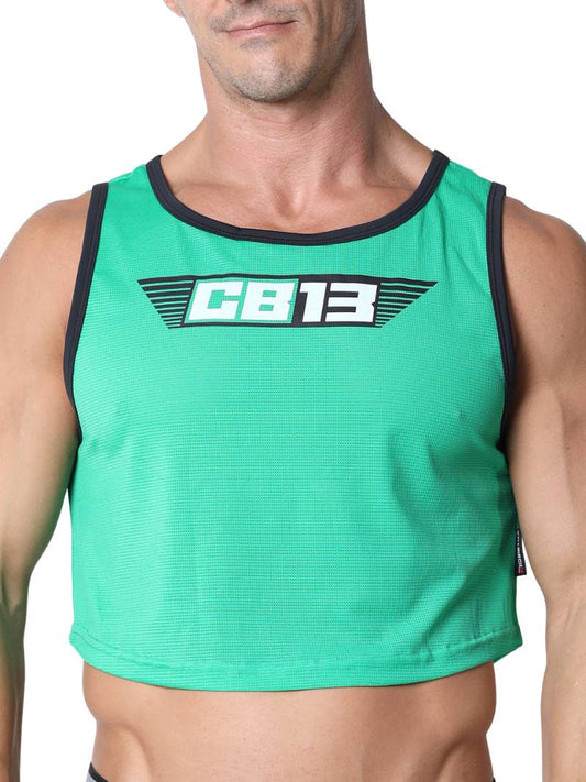 Mens CellBlock13 Marathon Cropped Tank Top: SIZES LARGE or XL