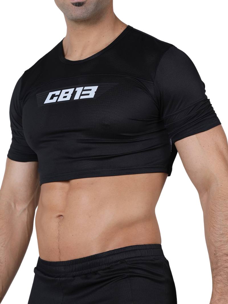 CellBlock13 Marathon Cropped T-Shirt: SIZES LARGE, XL, 2XL