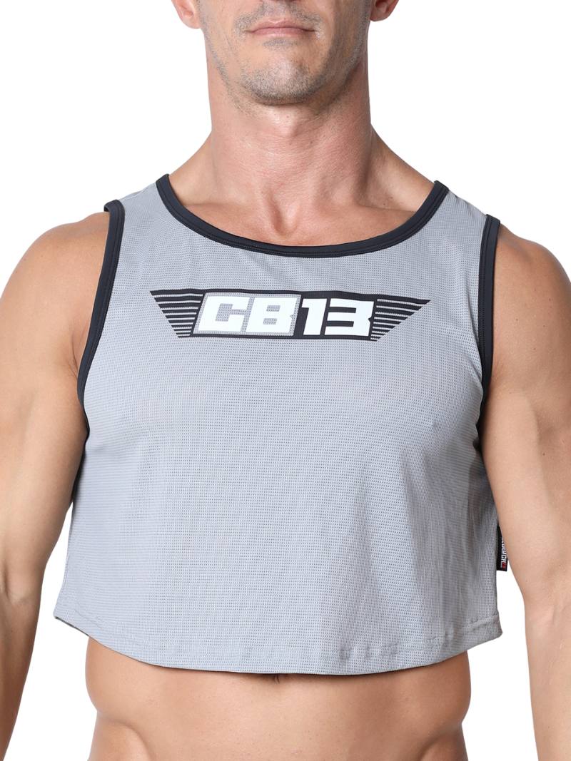 Mens CellBlock13 Marathon Cropped Tank Top: SIZES LARGE or XL