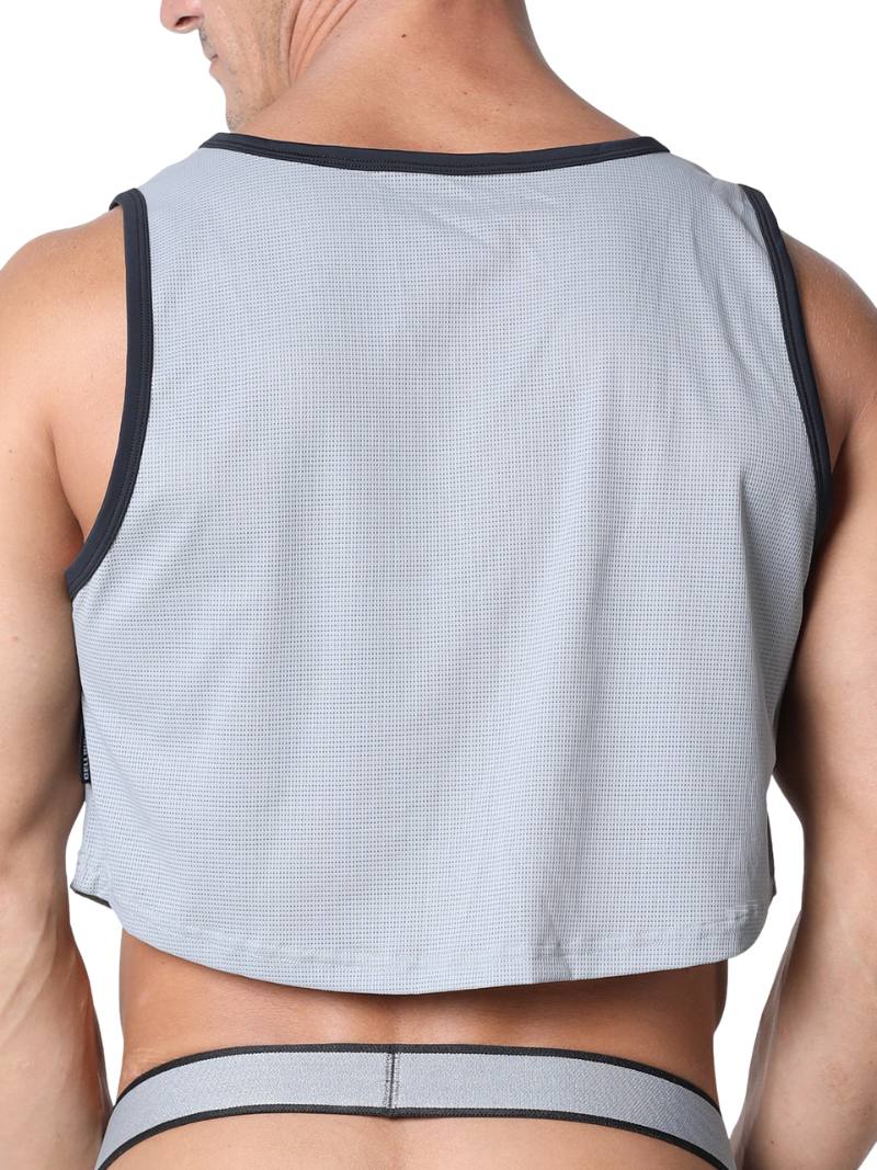 Mens CellBlock13 Marathon Cropped Tank Top: SIZES LARGE or XL