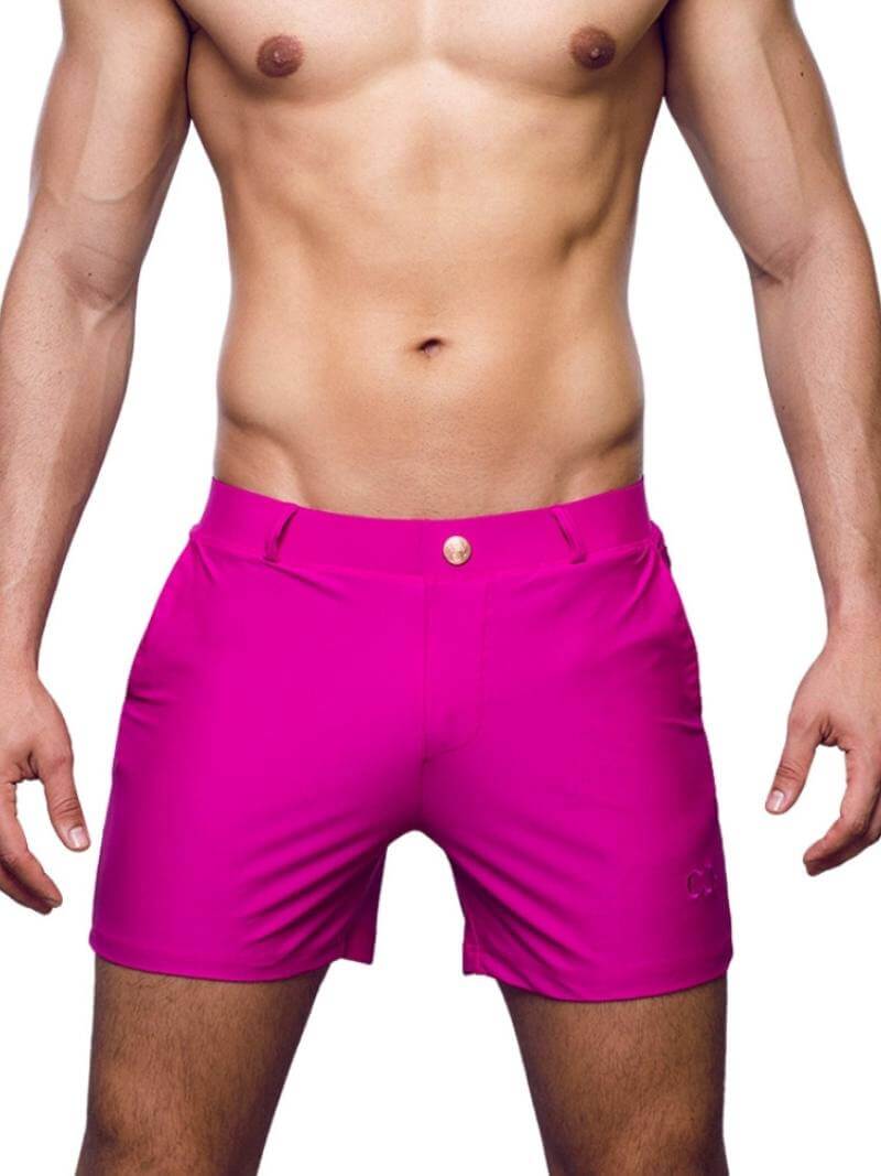 2eros Bondi Beach Shorts in Fuchsia Pink