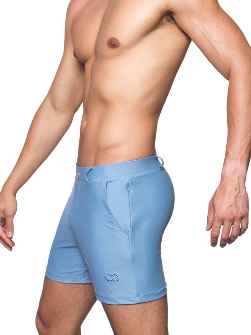 Men's Smart Eco-friendly Blue Swim Shorts