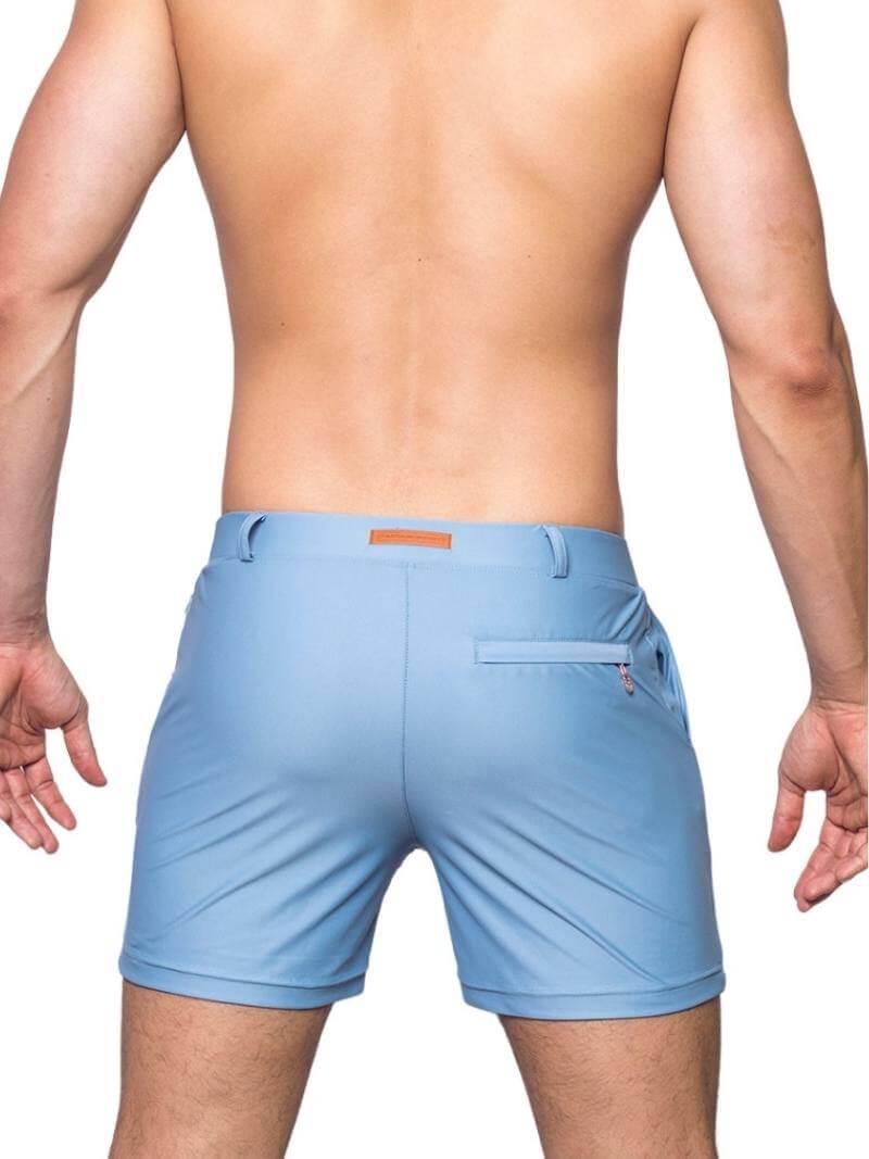 Men's Mid-Thigh Eco-friendly Swim Shorts
