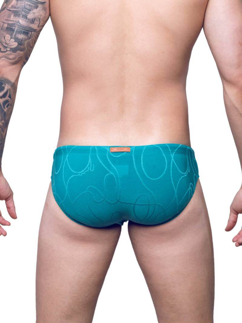 2eros V10 Textured Ripple Swim Brief, Eco-Fabric