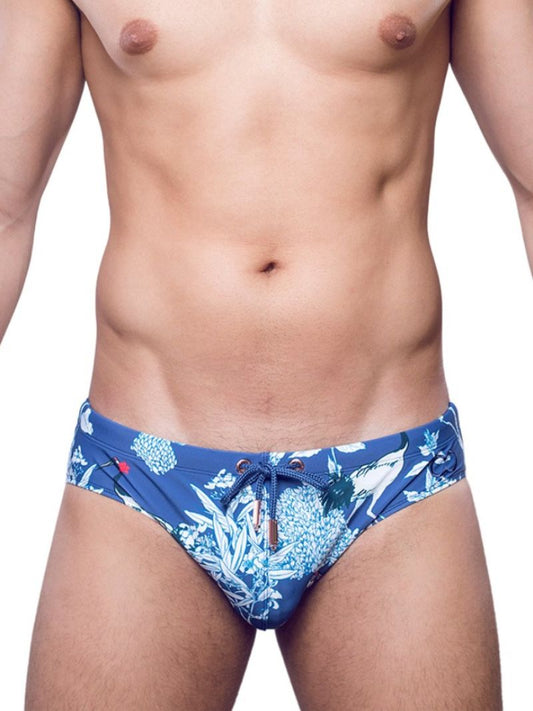 2eros V10 Orient Dream Men's Swmming Brief with Oriental Print