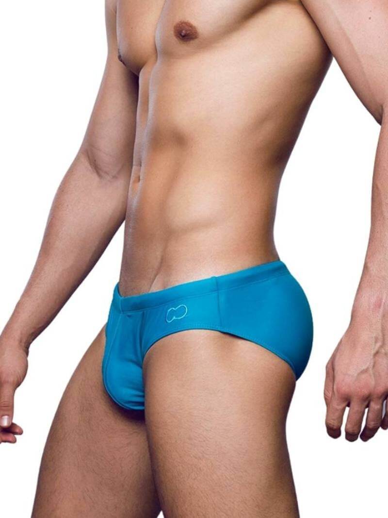 Men's Designer Teal Swimming Briefs