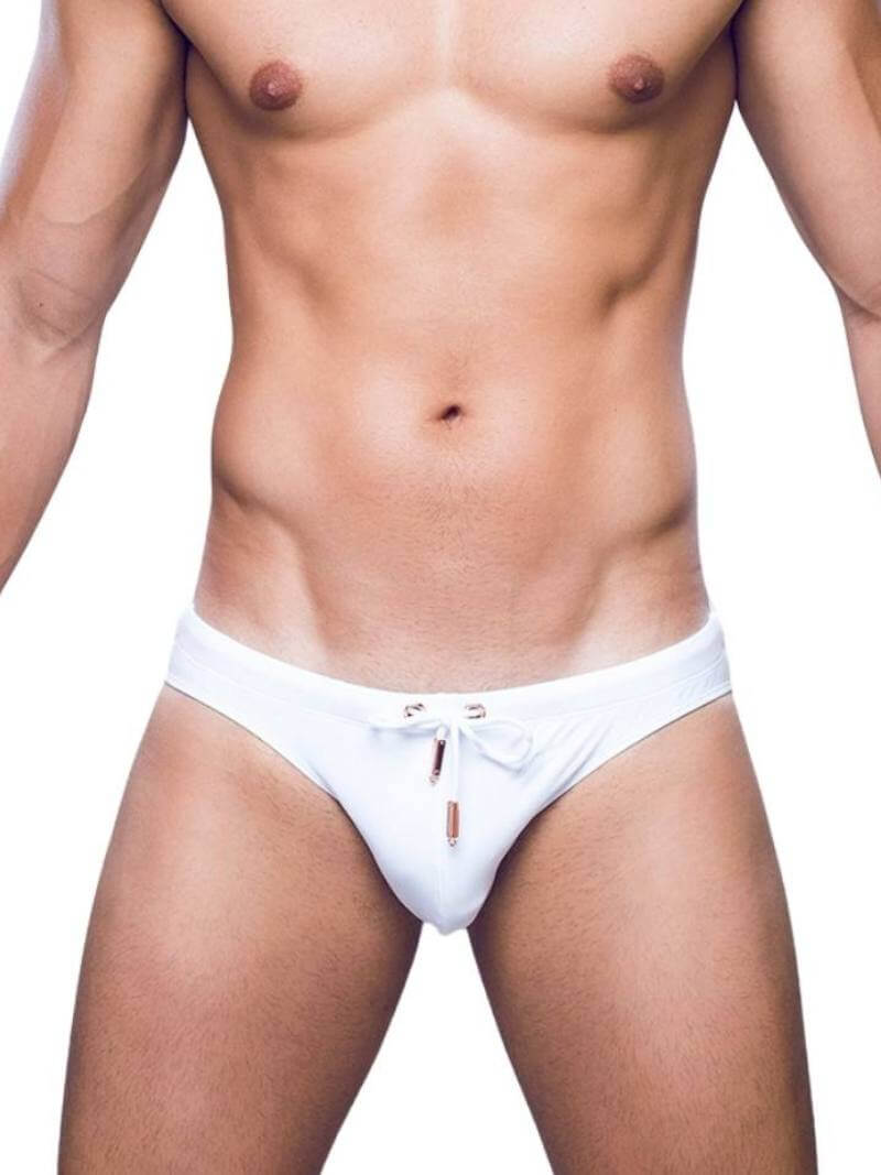 2eros V20 Mens Swim Brief in White