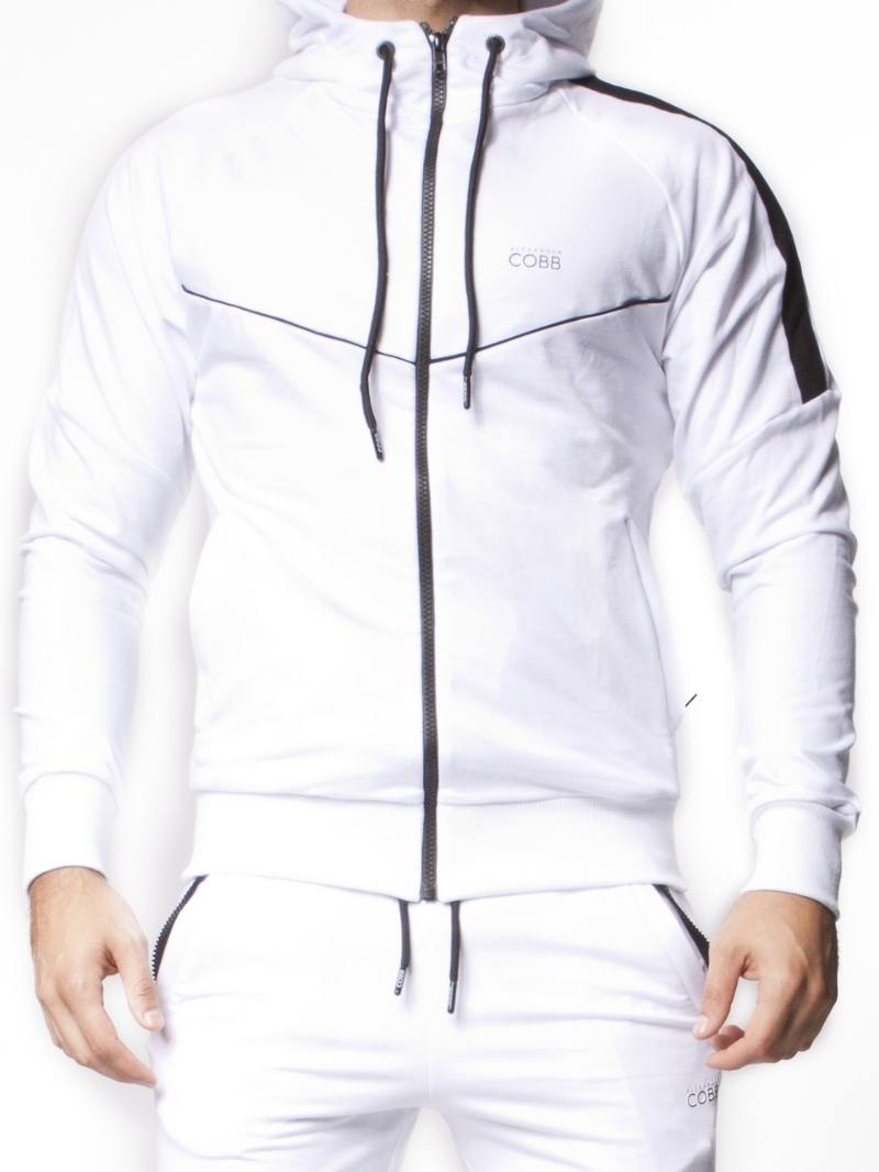 Alexander Cobb Men's Zipped Lightweight Cotton Hoodie