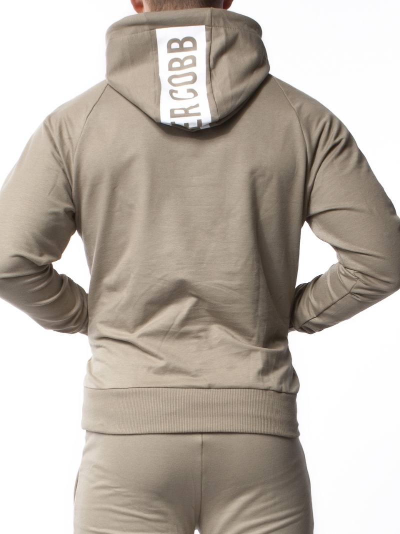 Alexander Cobb Men's Zipped Lightweight Cotton Hoodie