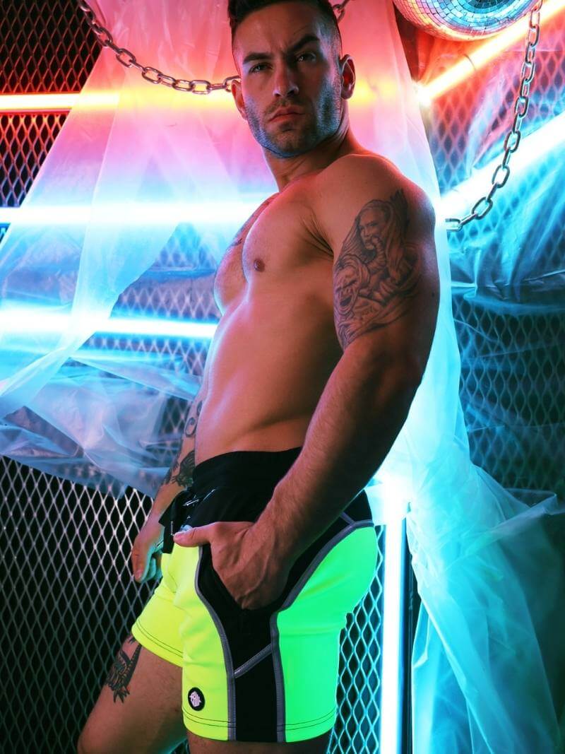 Mens Breedwell Akira Reflector Shorts with Reflective Details