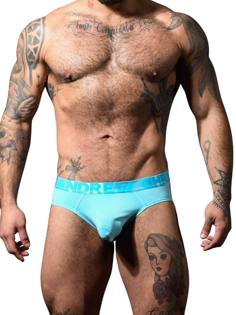 Men's Andrew Christian Almost Naked Premium Bamboo Brief, Hang Free Pouch