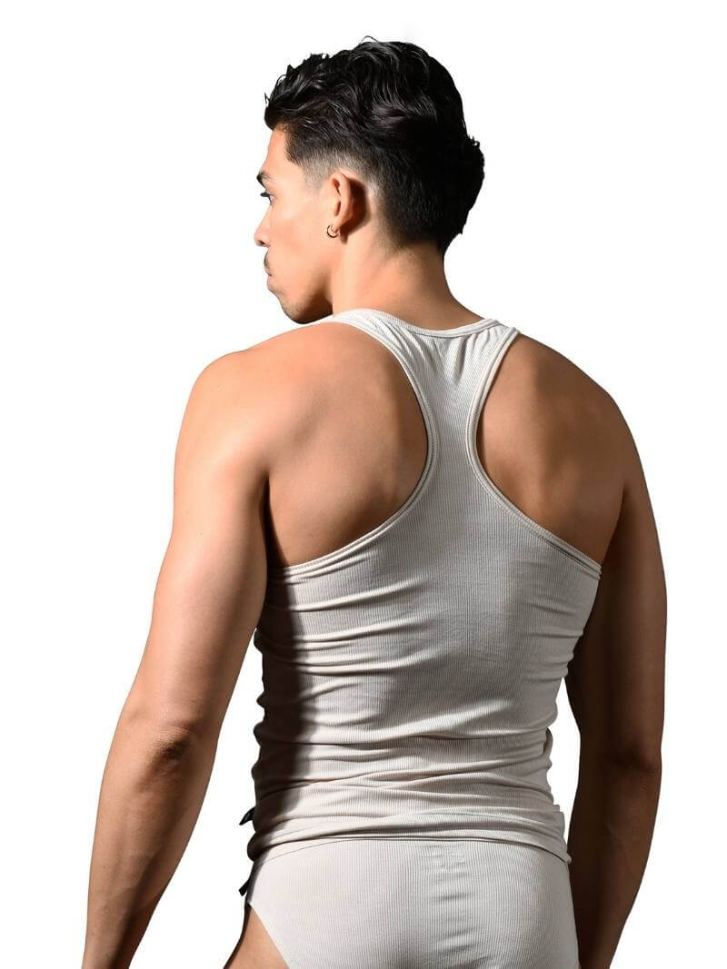 Men's Ribbed Rayon Holiday Vest