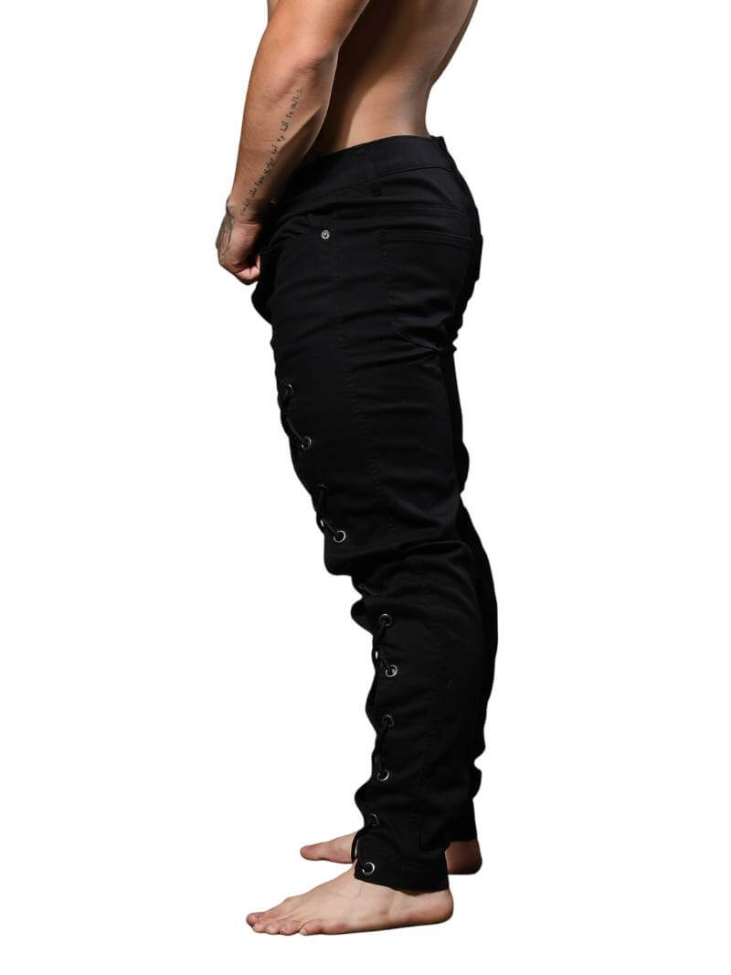 Men's Andrew Christian F.A.G. Capsule Skinny Black Pants