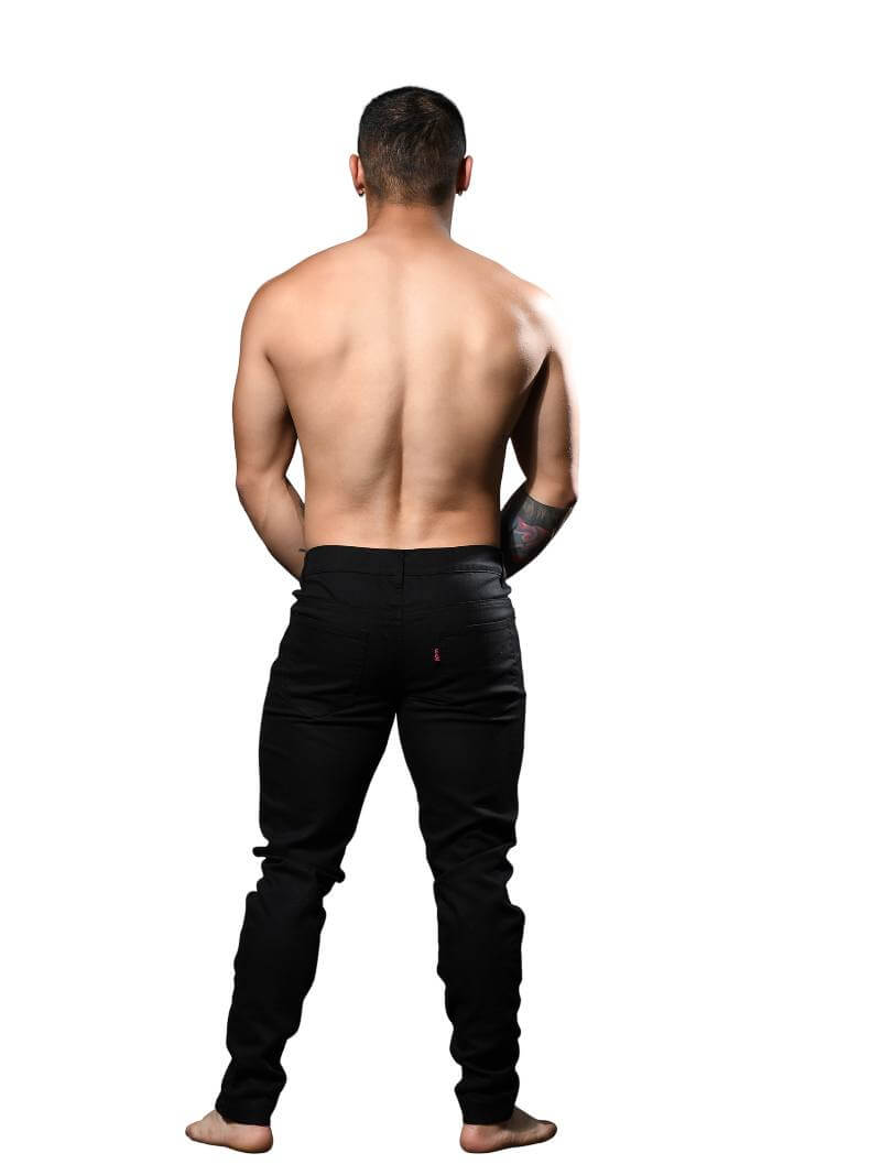 Men's Andrew Christian F.A.G. Capsule Skinny Black Pants