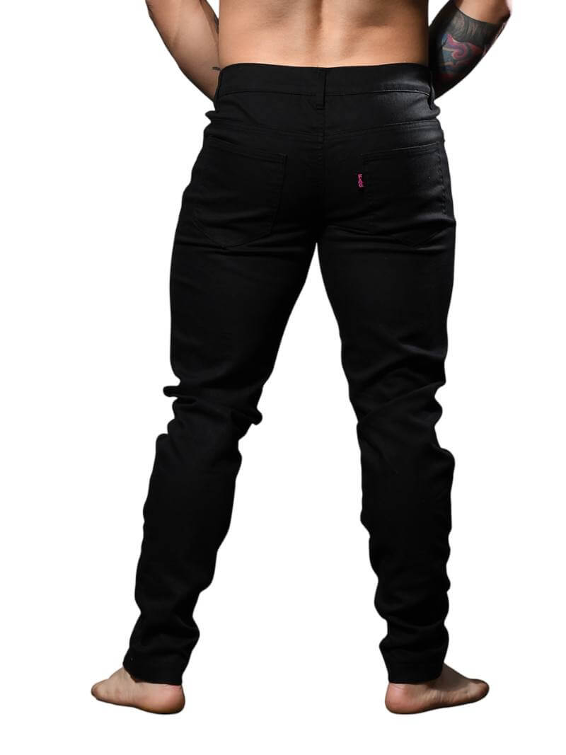 Men's Andrew Christian F.A.G. Capsule Skinny Black Gay Pants