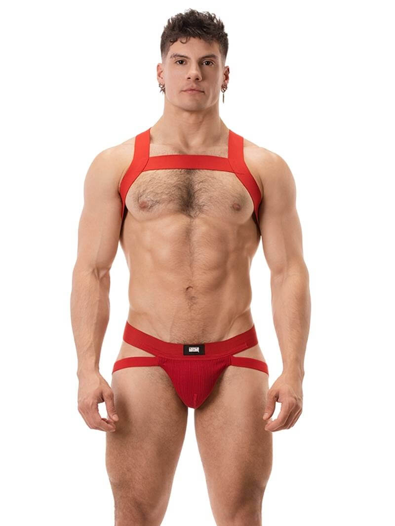 Barcode Berlin Anton Ribbed Cotton Butt Lifting Jockstrap