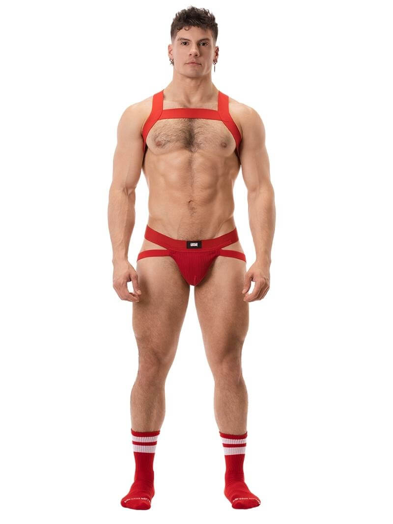 Barcode Berlin Anton Ribbed Cotton Butt Lifting Jockstrap