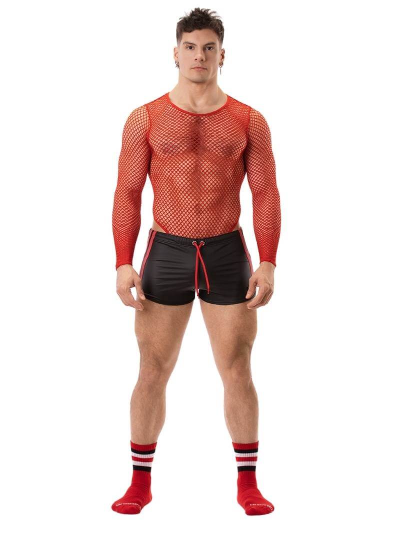 Barcode Berlin Byron Leatherette Mini Short