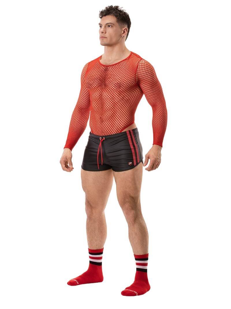 Barcode Berlin Byron Leatherette Mini Short