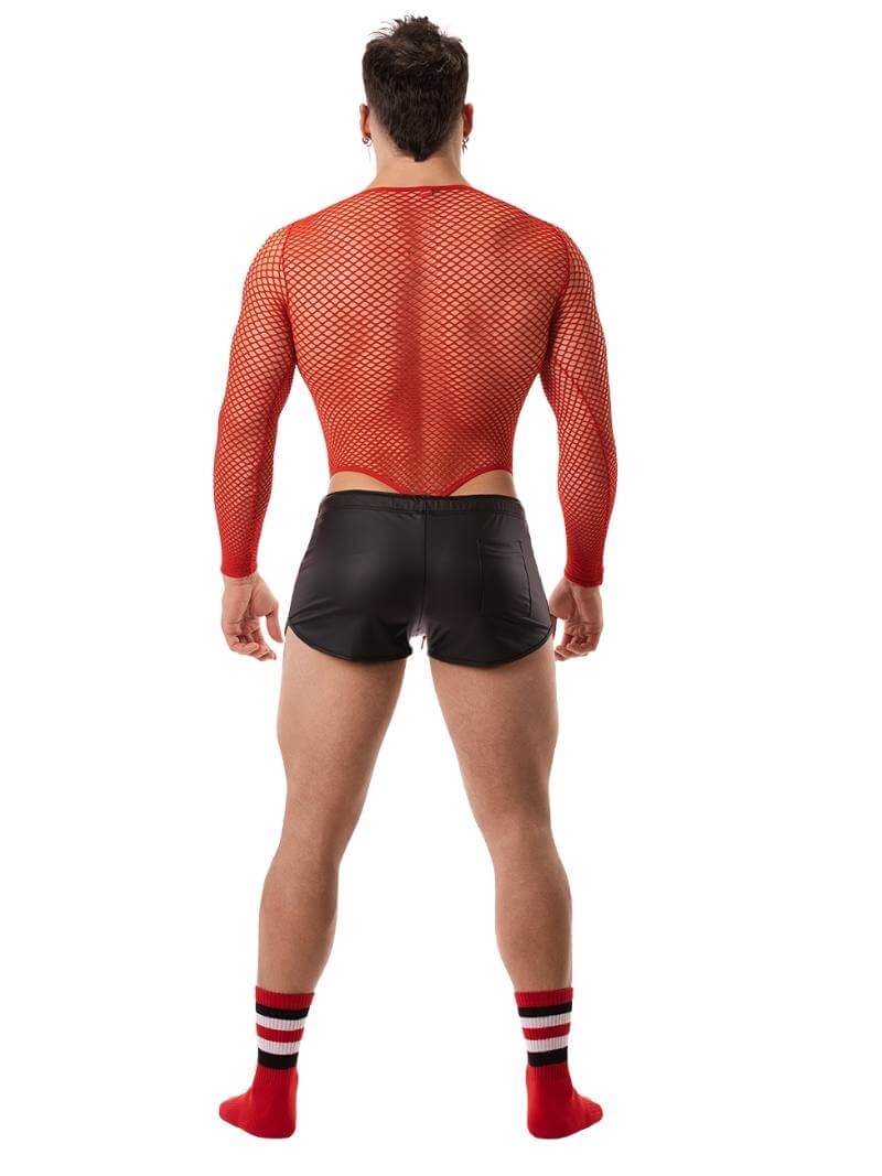 Barcode Berlin Byron Leatherette Mini Short
