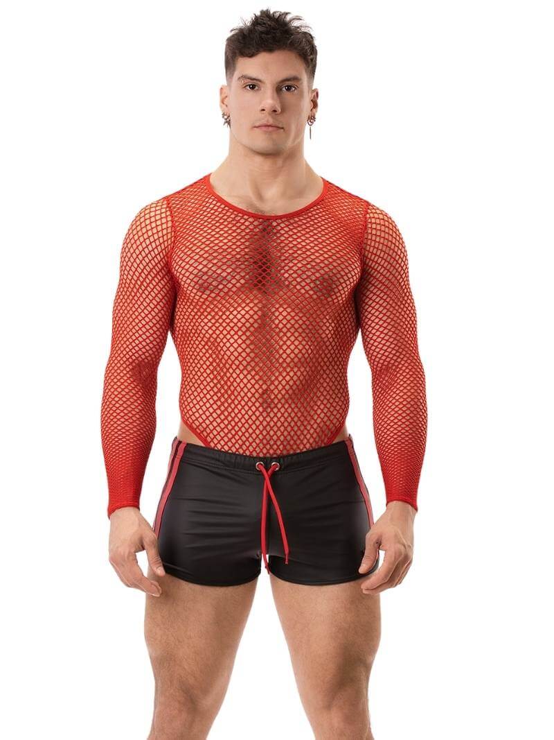 Barcode Berlin Byron Leatherette Mini Short