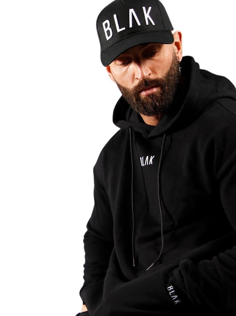Mens BLAK Embroidered Cap