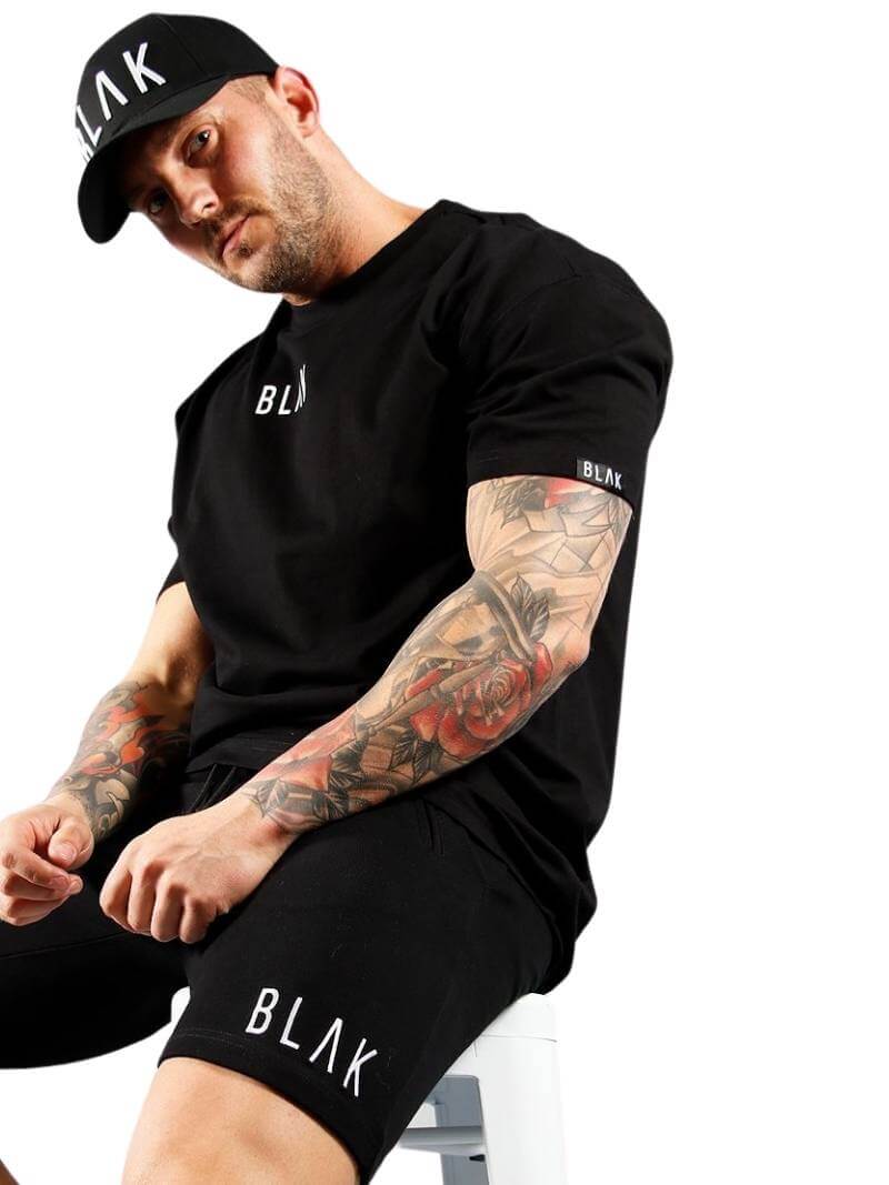 Mens BLAK Embroidered Cap