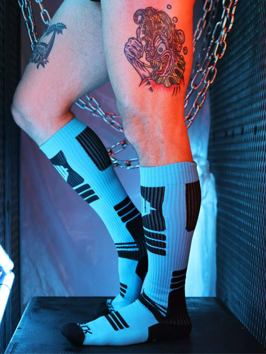 Breedwell Hypnotix Neon Rave Knee-High Socks