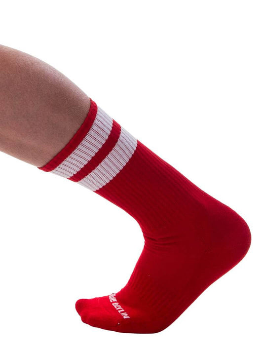 Barcode Berlin White Gym Crew Socks