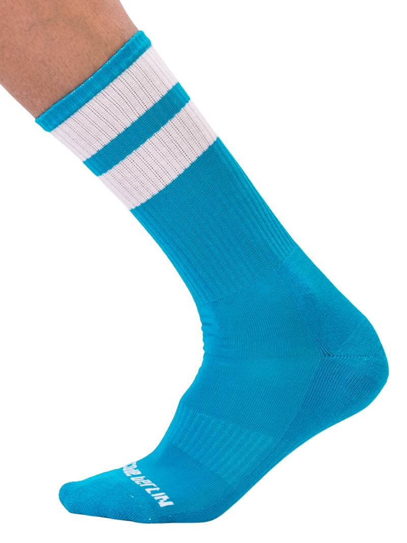 Barcode Berlin White Gym Crew Socks