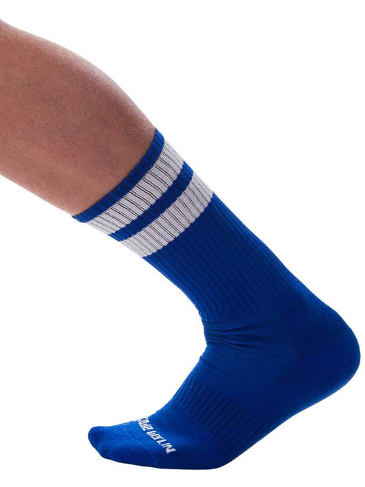 Barcode Berlin White Gym Crew Socks