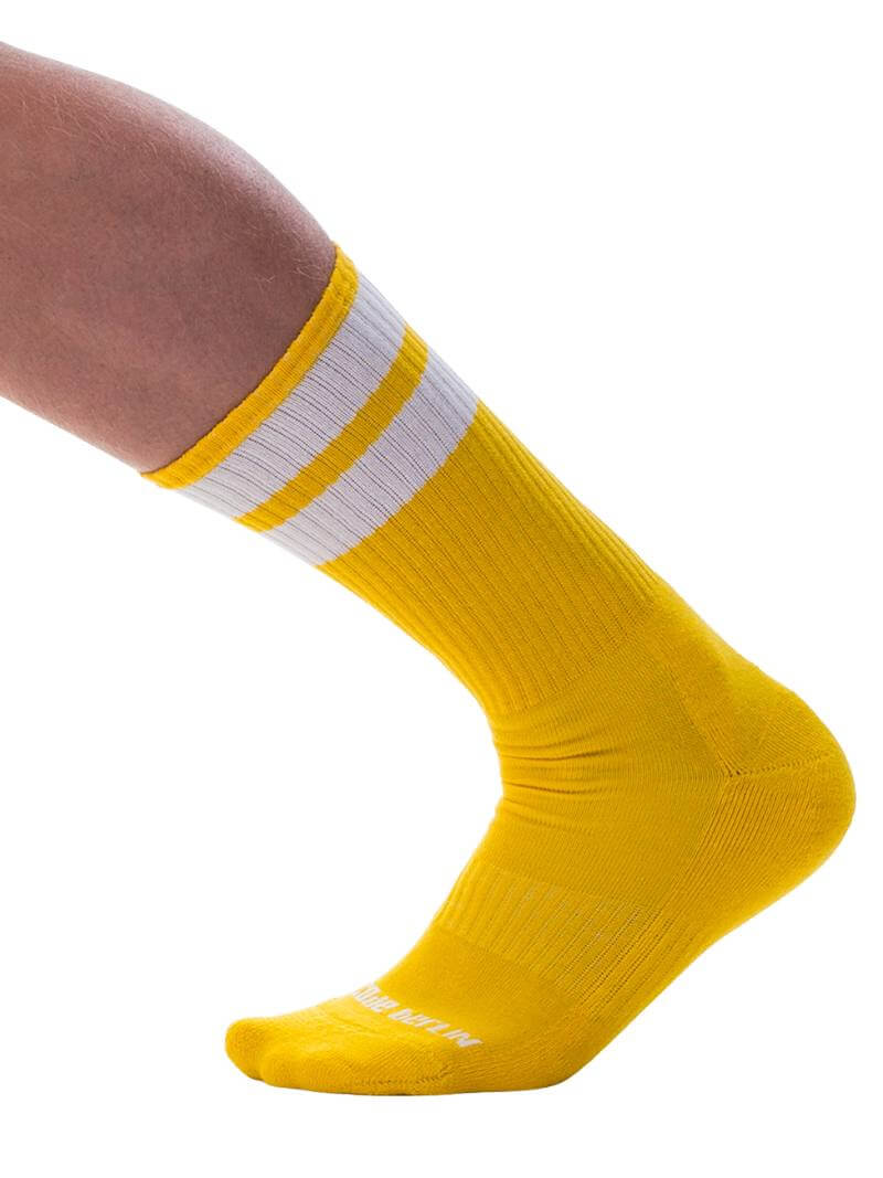 Barcode Berlin White Gym Crew Socks