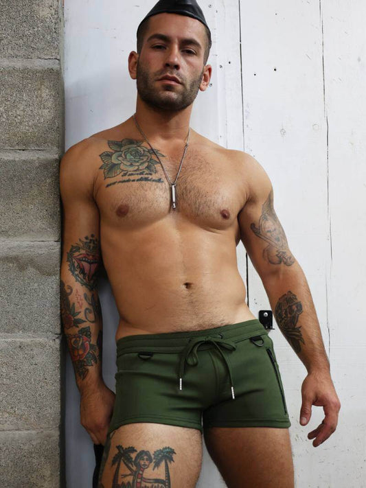 Mens Breedwell Cockpit Mini Super-Short-Leg Short