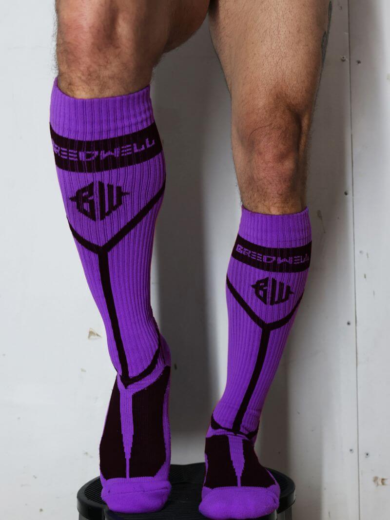 Breedwell Purpleicious Hook Up Socks