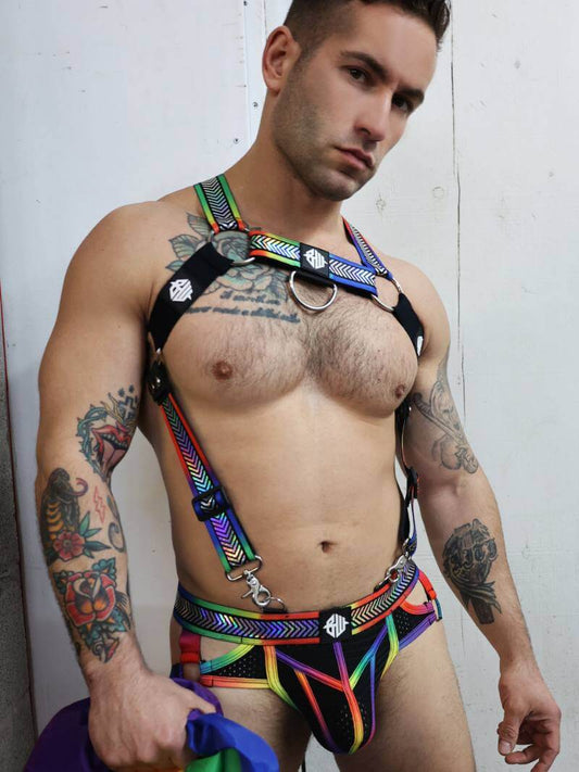 Mens Breedwell Pure Pride Reflector Body Harness