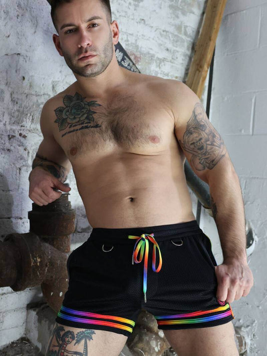 Mens Breedwell Pure Pride Rainbow Pocket Short