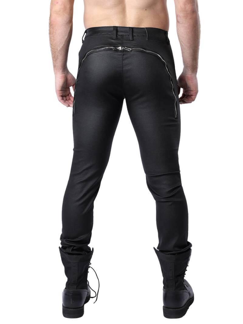 Mens CellBlock13 Toro Wax-Coated Denim Pants with Rear Zipper