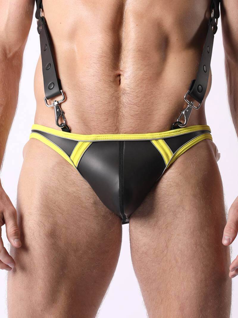 Mens CellBlock13 Archer Neoprene Jock Brief