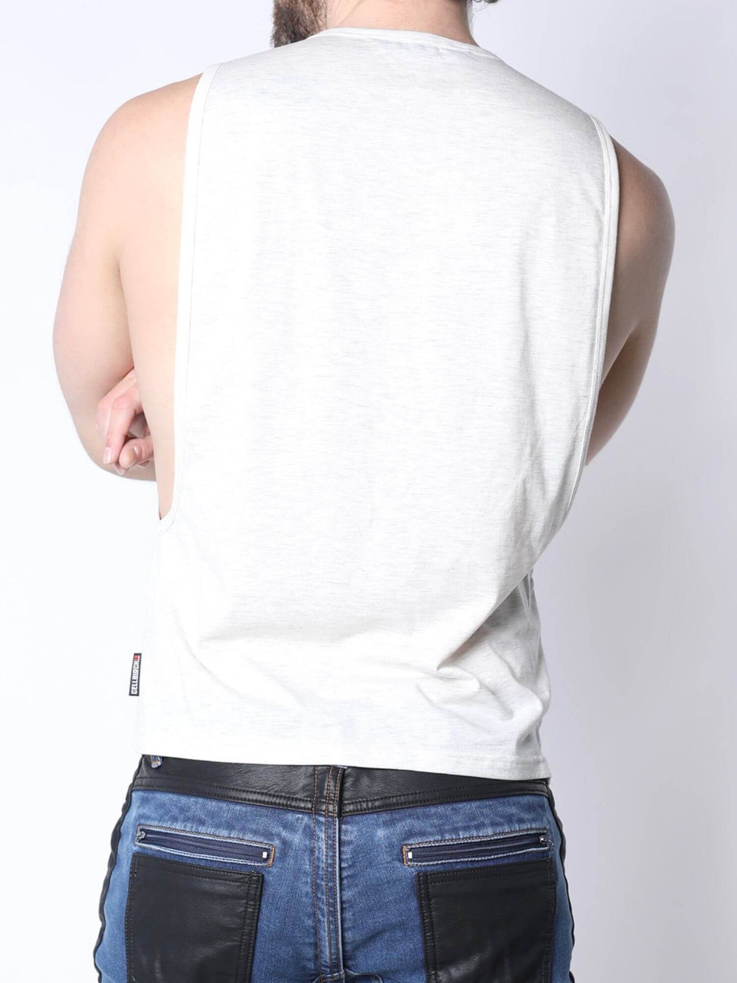 CellBlock 13 Football Cropped Muscle Tank