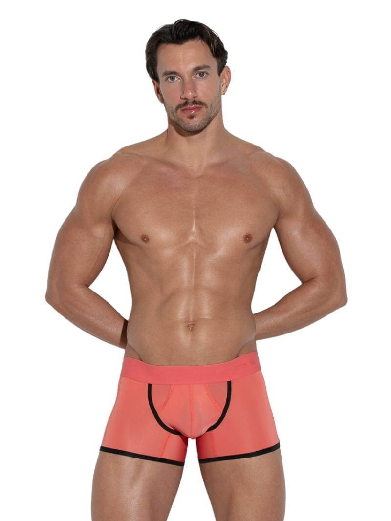 CODE 22 Work Out Microfiber Boxer Trunk with Support Pouch