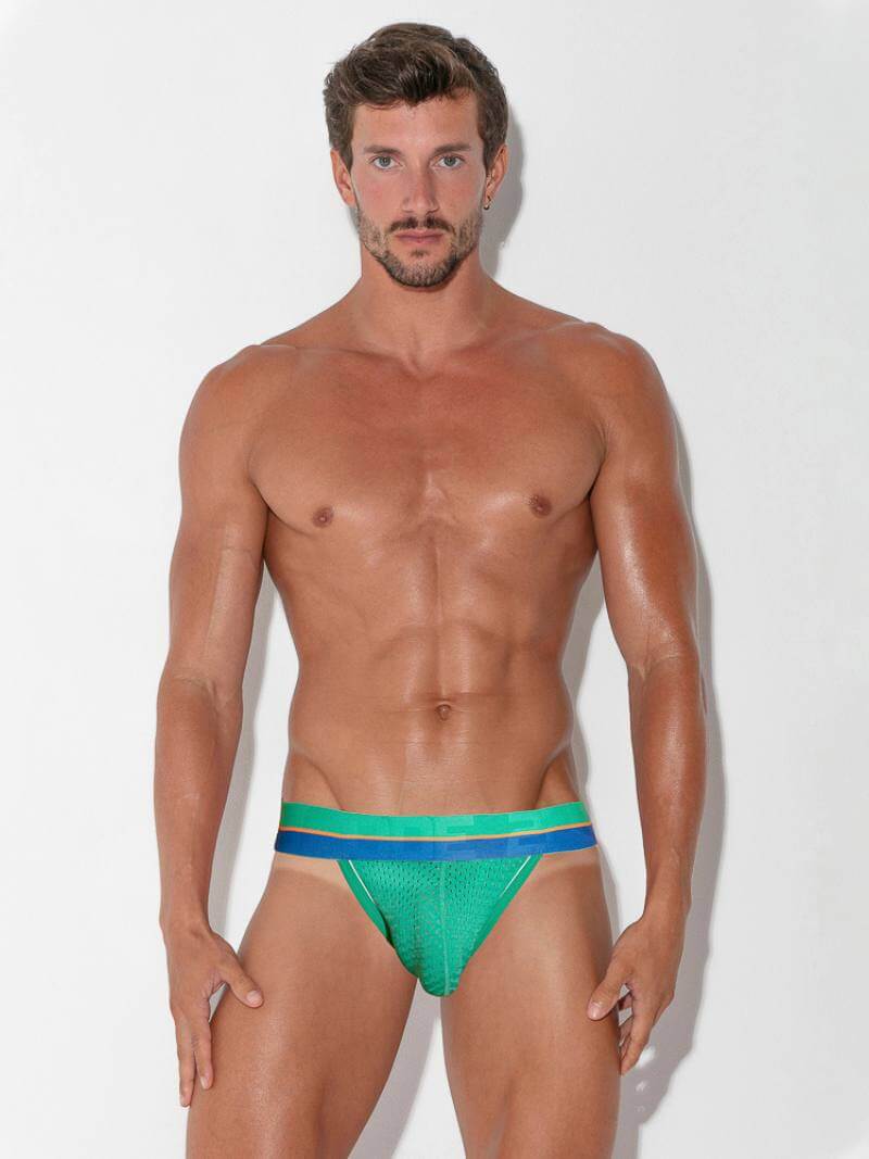 CODE22 Men's Bright Mesh Jockstrap