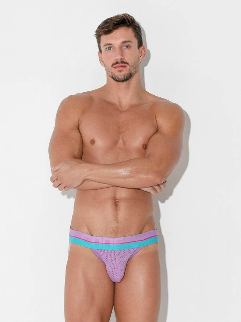 CODE22 Men's Bright Mesh Jockstrap