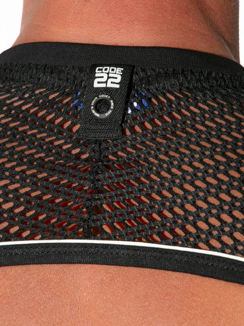 CODE22 Men's Crochet Cropped Gay T-Shirt