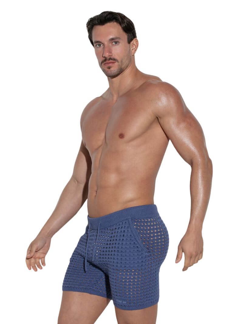 CODE 22 Diamond Knit Mid-Thigh Short