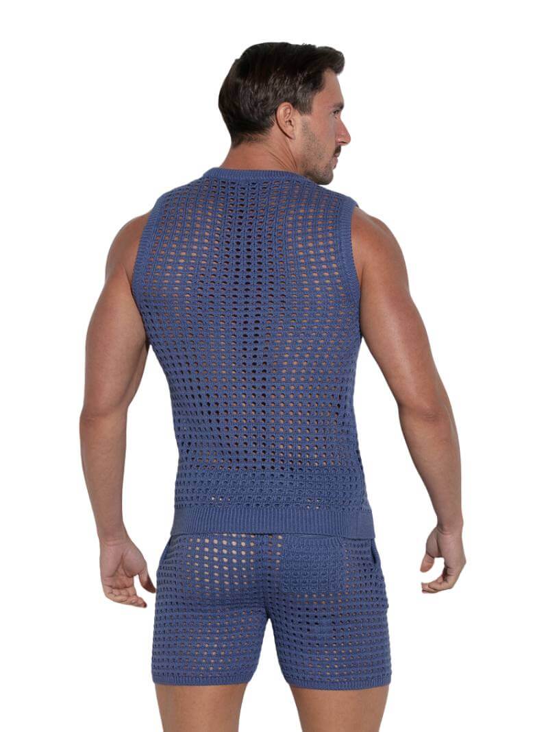 CODE 22 Men's Diamond Knit Holiday Tank Top