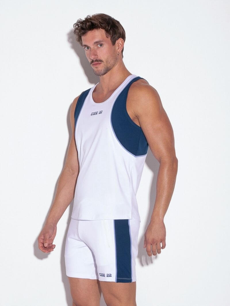 CODE22 Men's Flux Sports Vest, Sports Performance Fabric